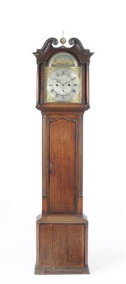 Lot 1018 - An Oak Thirty Hour Longcase Clock, signed Newby, Kendal, circa 1770, the case with swan neck...