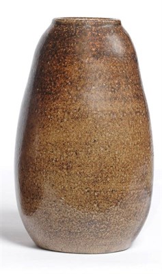 Lot 1039 - A Martin Brothers Stoneware Vase, brown glaze, inscribed 12-1907 Martin Bros London & Southall,...