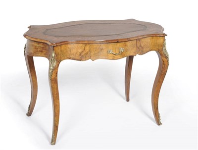 Lot 1237 - A 19th Century Walnut, Kingwood and Floral Marquetry Lady's Writing Desk, in Louis XV Style,...