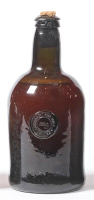 Lot 11 - An English Sealed Wine Bottle, Sir Will Strickland Bart, 1809, of shouldered cylindrical form, with