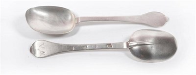 Lot 300 - A James II Trefid Spoon, John Clifton, London 1685, of typical form, initialled I over WA; and...