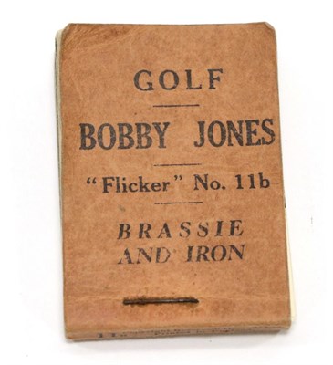 Lot 3014 - Flicker' No.116 Golf Bobby Jones, Brassie and Iron Booklet