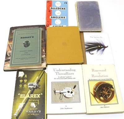 Lot 3110 - Nine Fishing Tackle Books, including Hardy & Allcocks guides, Fishing Tackle for Collectors,...