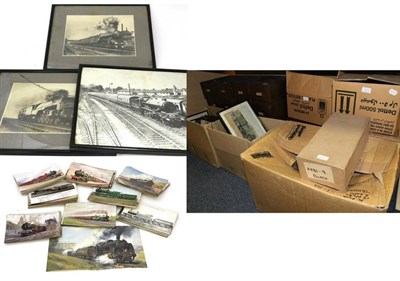 Lot 3205 - Railway Photographs And Postcards A Large And Comprehensive Collection Of Locomotive Pictures...