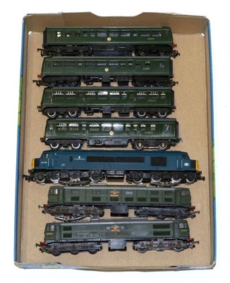 Lot 3250 - Triang OO Gauge Two Electra BR 27000 Locomotives (both G) together with 2x2-Car DMU's BR(M) and...