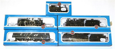 Lot 3259 - Airfix OO Gauge Locomotives 54121 Royal Scot, 54122 Class 4F LMS 4454, 54150 GWR Prairie tank...