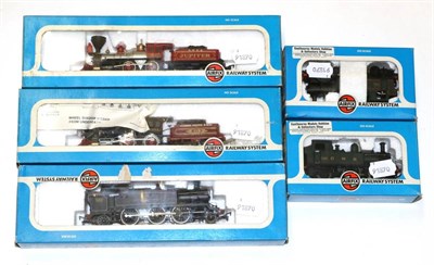 Lot 3260 - Airfix OO Gauge Locomotives 54171 4-4-0 Union Pacific, 54170 4-4-0 Central Pacific Jupiter, 2x54153