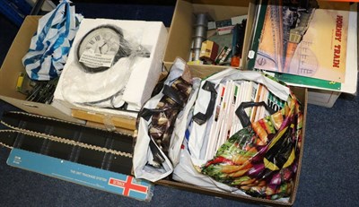 Lot 3273 - Hornby Dublo And Other OO Gauge a collection  of assorted accessories, track and magazines (qty)