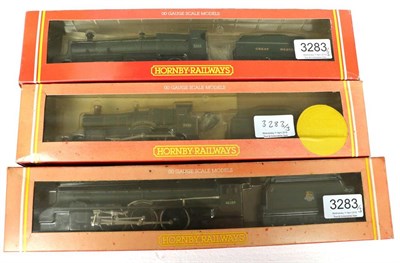 Lot 3283 - Hornby Railways OO Gauge Locomotives R532 Great Western 2859, R298 County of Hereford GWR 3828...