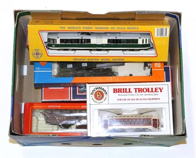 Lot 3300 - Various OO/HO Gauge Rivarossi 1348 Royal Scot; Lima Meld BR D9003 and BR(W) DMU Trailer coach;...