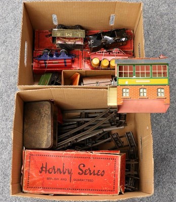 Lot 3308 - Hornby O Gauge C/w 0-4-0 LNER Locomotive And 2694 Tender (locomotive stripped of paint in...