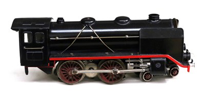 Lot 3325 - Marklin O Gauge 20-Volt Electric 4-4-0 Locomotive with electric lighting to front and 'bicycle'...