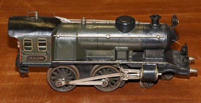 Lot 3326 - Marklin O Gauge EE 1020 C/w 4-4-0 Coupe Vente Locomotive (lacks tender, otherwise G)