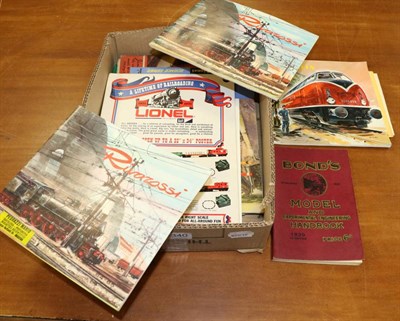 Lot 3340 - Various Trade Catalogues including Bonds 1930-31 and 1939, Marklin 1937/38 and 1938/39 both...