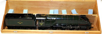 Lot 3360 - ** Aster Gauge 1 Live Steam A4 Class Locomotive Sir Nigel Gresley BR 60007 (G-E, rusting to top...