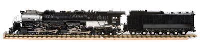 Lot 3374 - Aster Gauge 1 4-6-6-4 Union Pacific Challenger Locomotive And 14 Wheel Tender professionally...