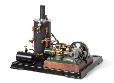 Lot 3404 - Cotswold Heritage Gryphon Stationary Steam Engine twin cylinder mill engine with Boiler CH406,...