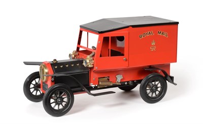 Lot 3411 - Mamod Royal Mail Van red/black (E)