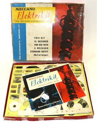 Lot 3448 - Meccano Elektrikit (appears reasonably complete, with instructions, box F)