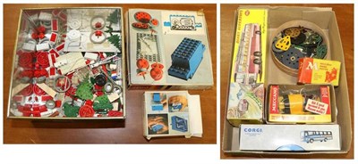 Lot 3452 - Meccano Set 4 And Mechanisms Outfit (both G boxes F) Dinky Vega Major coach (E-G box G) Lego...