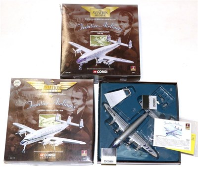 Lot 3464 - Corgi Aviation Archive 47508 Lockheed Constellation Pan Am and 47504 Lockheed Constellation KLM...