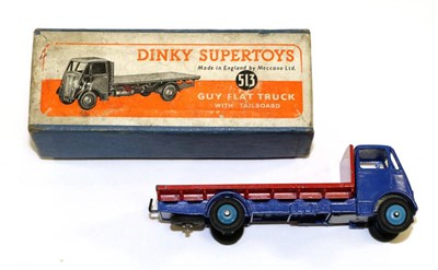 Lot 3484 - Dinky 512 Guy Flat blue/red (E-G, in incorrect box 513, F-G)