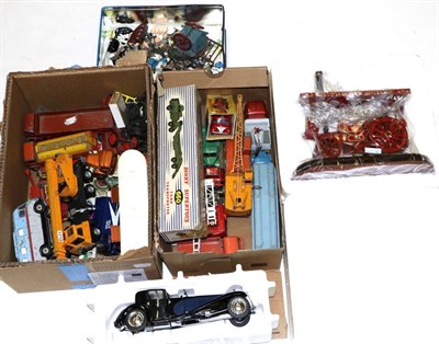 Lot 3494 - Dinky Various 1950's Models including 660 Tank Transporter (G box F-G) Pullmore car...