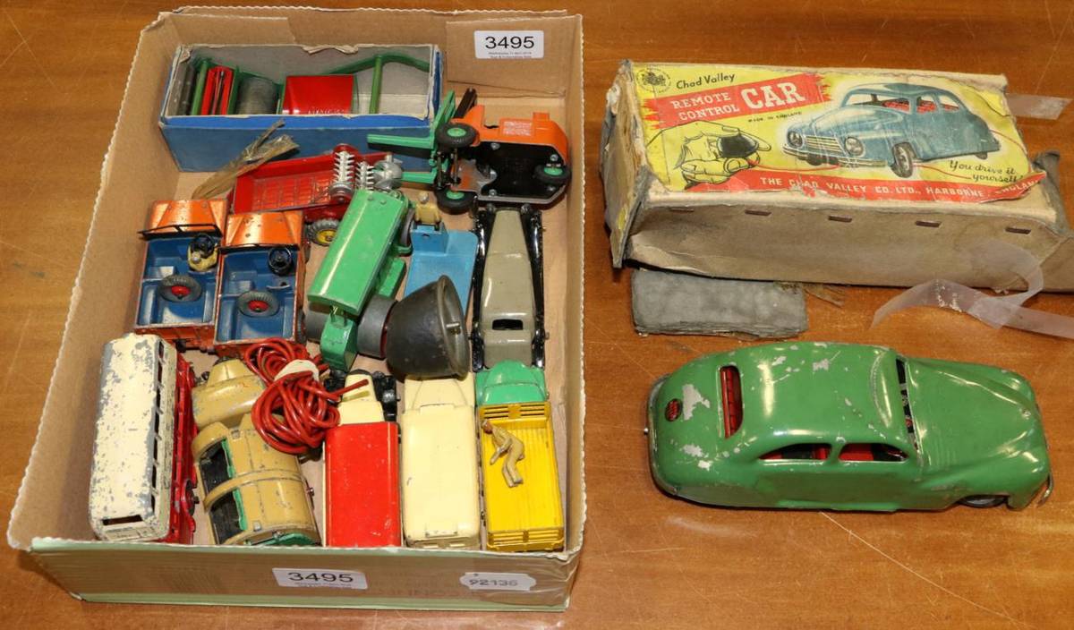 Lot 3495 - Dinky Various 1950's Vehicles Including 30c