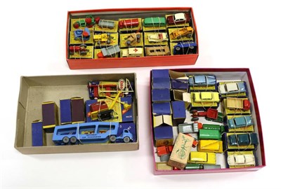 Lot 3512 - Matchbox 1-75's A Collection Of 22 Assorted Regular Wheel Models (generally G boxes F, many...