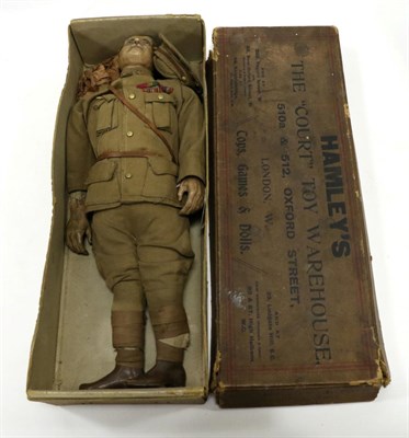 Lot 3527 - Patriotic WWI Character Doll Of Field Marshall Douglas Haig with moulded head, hands and boots,...