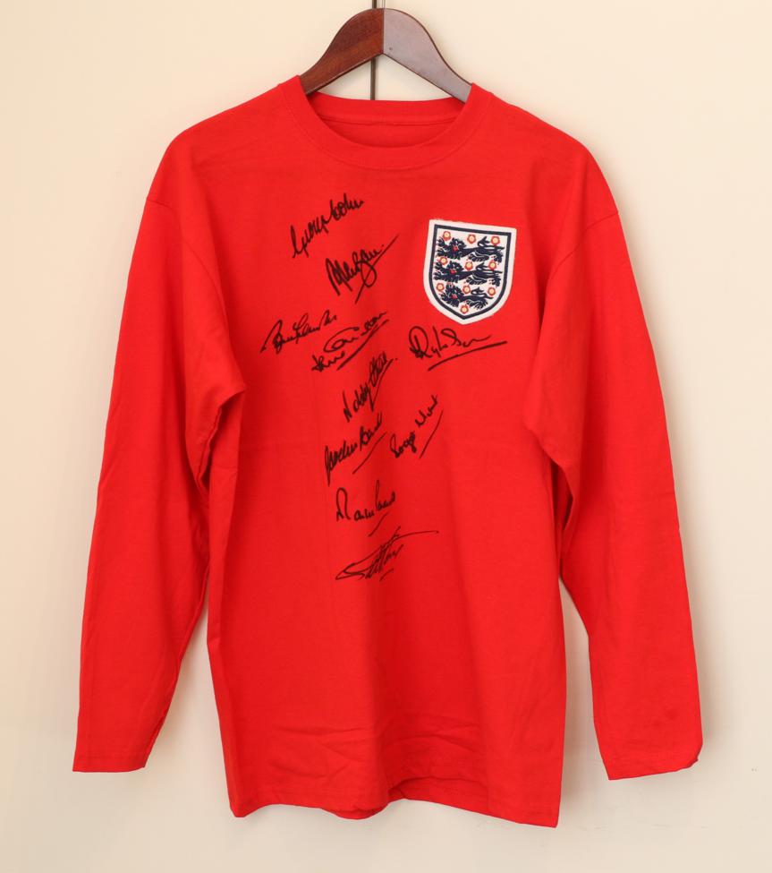 Lot 3025 - England World Cup 1966 Signed Shirt signed