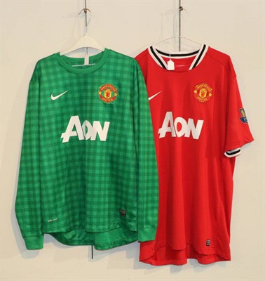 Lot 3040 - Manchester United Two Signed Shirts (i) 1 Schmeichel (ii) 11 Giggs (2)