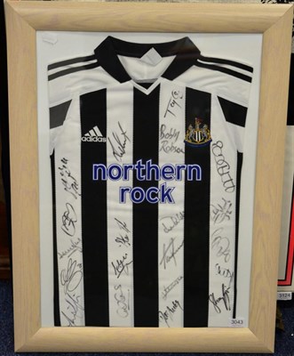 Lot 3043 - Newcastle United Signed Shirt framed