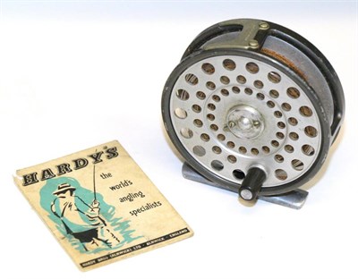Lot 3085 - A Hardy 3 1/4inch Alloy 'L.R.H.Lightweight' Fly Reel, in card box