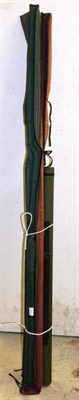 Lot 3102 - Four Fishing Rods and Two Reels, comprising Sonik SK3, John Wilson Avon Quiver, Abu Conolon...