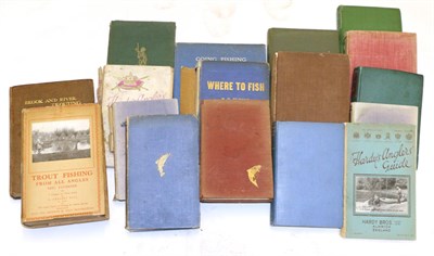 Lot 3103 - A Box of Fishing Books, including Hardy tackle guides