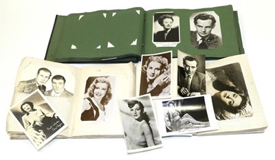 Lot 3129 - Various Signed Publicity Photographs (1940's/50's) including Richard Attenborough, Herbert Lom,...