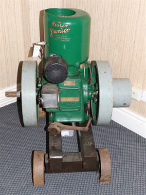 Lot 3137 - Ruston Hornsey The Lister Junior Stationary Petrol Agricultural Engine (restored)