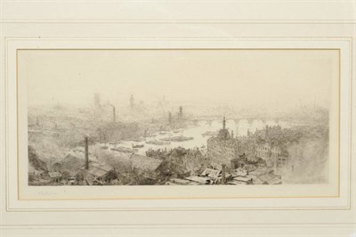 Lot 706 - William Lionel Wyllie R.A., R.B.A., R.I., R.E., N.E.A.C. (1851-1931) "Blackfriars to...