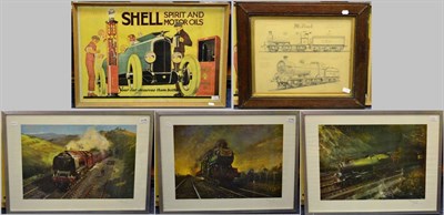 Lot 3176 - Terence Cuneo Three Signed Prints (i) City of Lancaster 'Royal Scot' (ii) Isambard Kingdom...