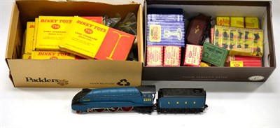 Lot 3190 - Hornby Dublo 2-Rail Three Wagons 4626 Presflo and 2x4327 ICI Salt (all E boxes G); 3x5047...