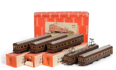 Lot 3201 - Rivarossi HO Gauge Two Railcar Set consisting of FNM A2002 twin pantograph power car and V2002...