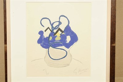 Lot 713 - Georges Braque (1882-1963) French Untitled, from the suite Si je mourais là-bas Signed...