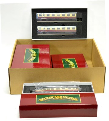 Lot 3214 - Golden Age Models (Made By F C Models -Korea) OO Gauge A Set Of Nine BR(E)(Ex-LNER) Red/Cream...