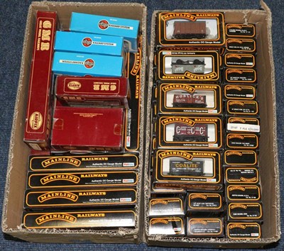 Lot 3236 - Mainline OO Gauge Rolling Stock consisting of 44 wagons and three coaches; together with four...