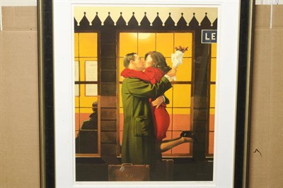 Lot 717 - Jack Vettriano O.B.E. (b.1951) "Back Where You Belong" Signed in pencil, limited edition...