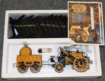 Lot 3279 - Hornby 3 1/2"; Gauge Live Steam Stephenson Rocket (G-E, has been run, box G)