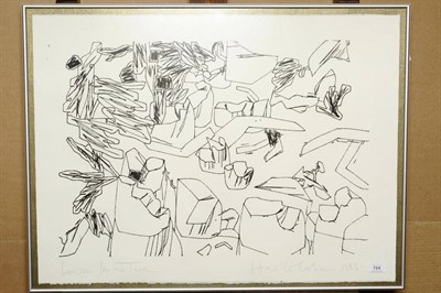 Lot 724 - Harold Cohen (b.1928) "London At the Tate" Signed in pencil with the title and dated 1983,...