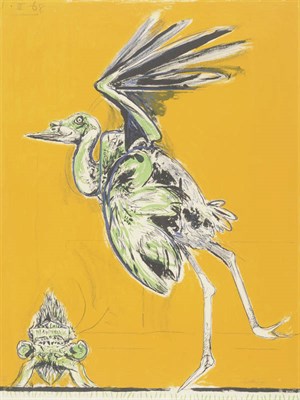 Lot 725 - Graham Vivian Sutherland O.M. (1903-1980) "Bird About to Take Flight" Signed and numbered in...