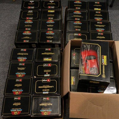 Lot 3330 - Burago A Collection Of 30 Assorted Models (all E boxes G-E)